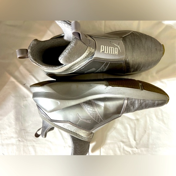 PUMA Fabulous ‘Fierce Metallic’ High Top Sneakers : Function & Fashion 🔥🔥🔥 - Picture 9 of 13